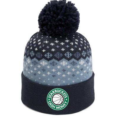 Starbuckets Cash Money Basketball The Baniff Cuffed Pom Beanie