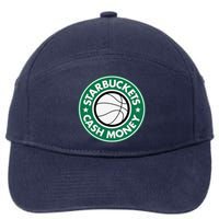 Starbuckets Cash Money Basketball 7-Panel Snapback Hat