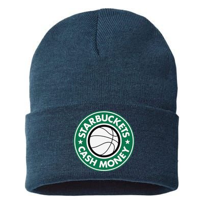 Starbuckets Cash Money Basketball Sustainable Knit Beanie