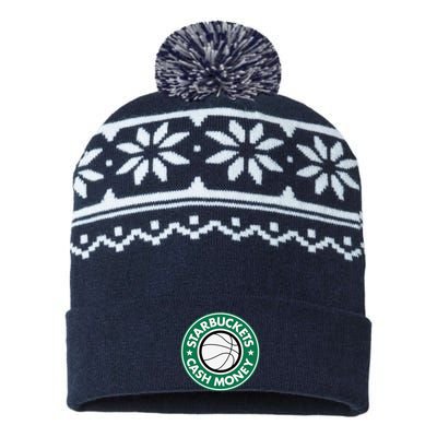 Starbuckets Cash Money Basketball USA-Made Snowflake Beanie