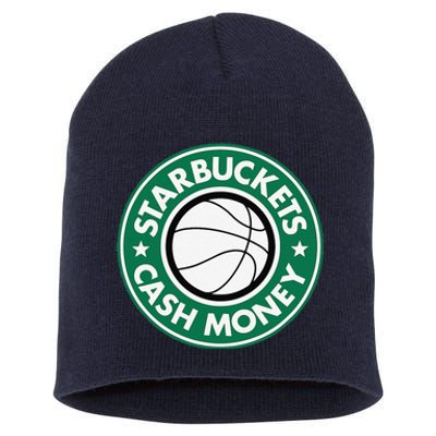 Starbuckets Cash Money Basketball Short Acrylic Beanie