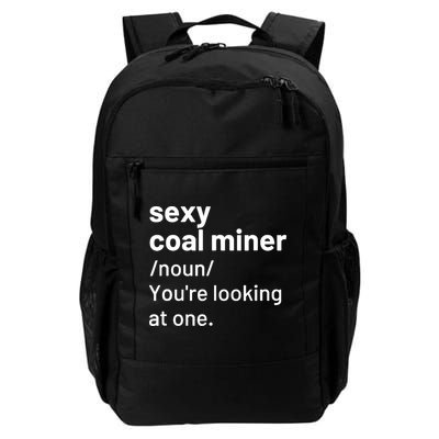 Sexy Coal Miner Definition Funny Mining Backpack