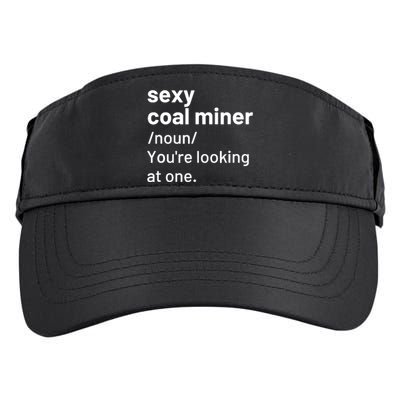 Sexy Coal Miner Definition Funny Mining Adult Drive Performance Visor