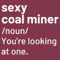 Sexy Coal Miner Definition Funny Mining 16oz Travel Tumbler