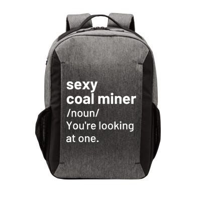 Sexy Coal Miner Definition Funny Mining Vector Backpack