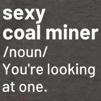 Sexy Coal Miner Definition Funny Mining Vector Backpack