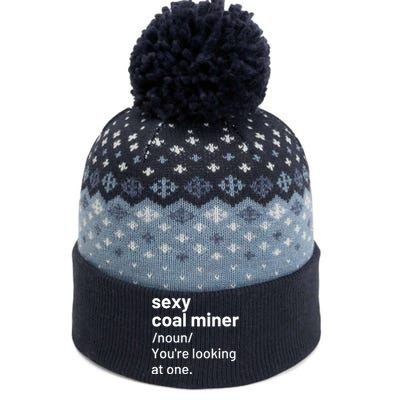 Sexy Coal Miner Definition Funny Mining The Baniff Cuffed Pom Beanie