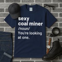Sexy Coal Miner Definition Funny Mining Tall T-Shirt