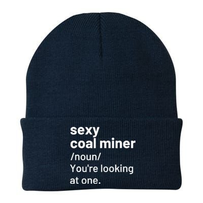 Sexy Coal Miner Definition Funny Mining Knit Cap Winter Beanie