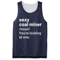 Sexy Coal Miner Definition Funny Mining Mesh Reversible Basketball Jersey Tank