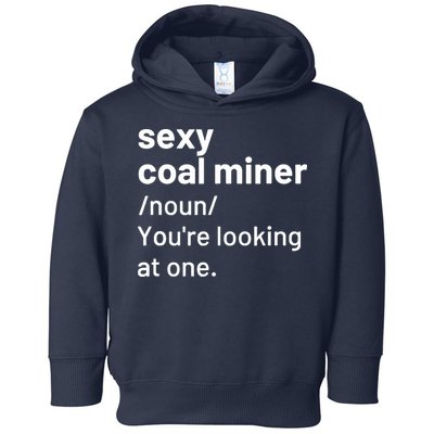 Sexy Coal Miner Definition Funny Mining Toddler Hoodie