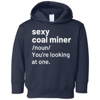 Sexy Coal Miner Definition Funny Mining Toddler Hoodie