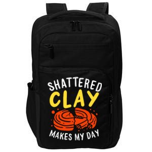 Shattered Clay Makes My Day Impact Tech Backpack