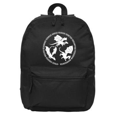 Syrax Caraxes Meleys Seasmoke House Targaryen Dragon 16 in Basic Backpack
