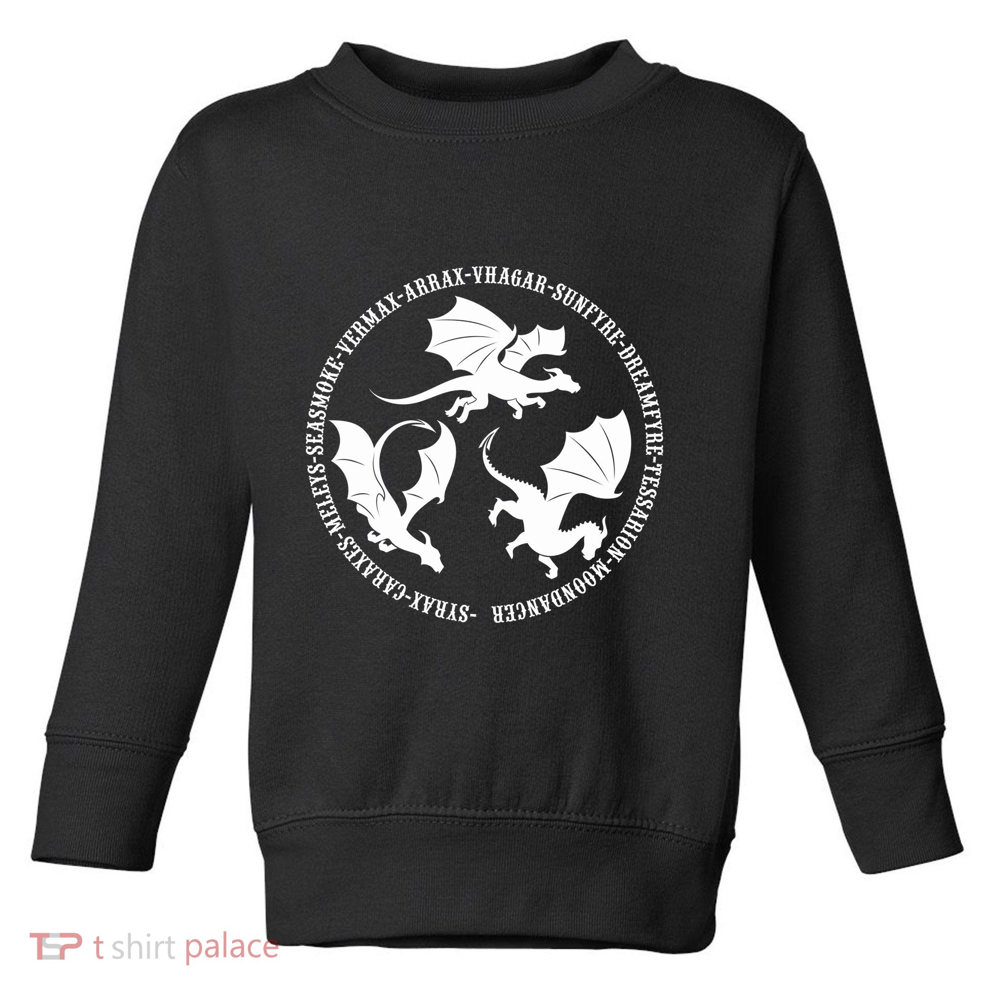 Syrax Caraxes Meleys Seasmoke House Targaryen Dragon Toddler Sweatshirt