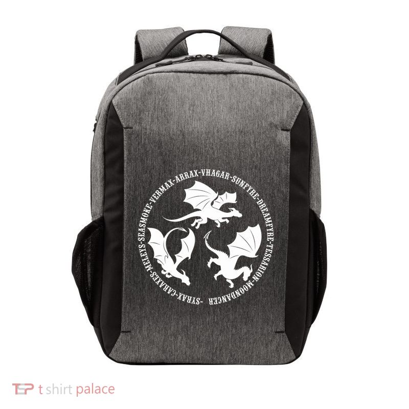 Syrax Caraxes Meleys Seasmoke House Targaryen Dragon Vector Backpack