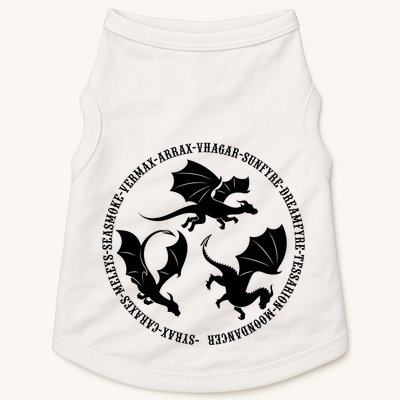 Syrax Caraxes Meleys Seasmoke House Targaryen Dragon Doggie Tank