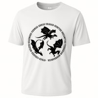 Syrax Caraxes Meleys Seasmoke House Targaryen Dragon Cooling Performance Crew T-Shirt