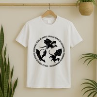 Syrax Caraxes Meleys Seasmoke House Targaryen Dragon T-Shirt