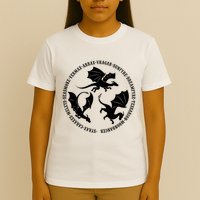 Syrax Caraxes Meleys Seasmoke House Targaryen Dragon T-Shirt