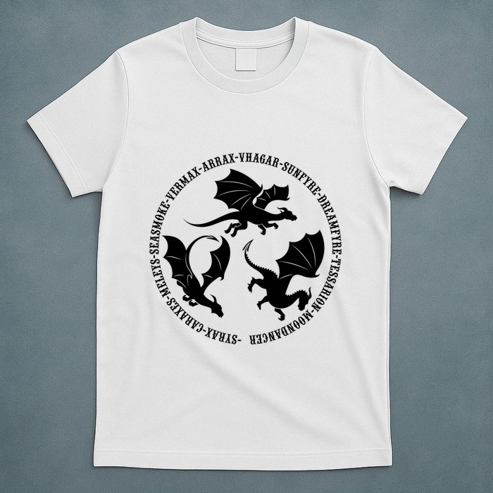 Syrax Caraxes Meleys Seasmoke House Targaryen Dragon T-Shirt