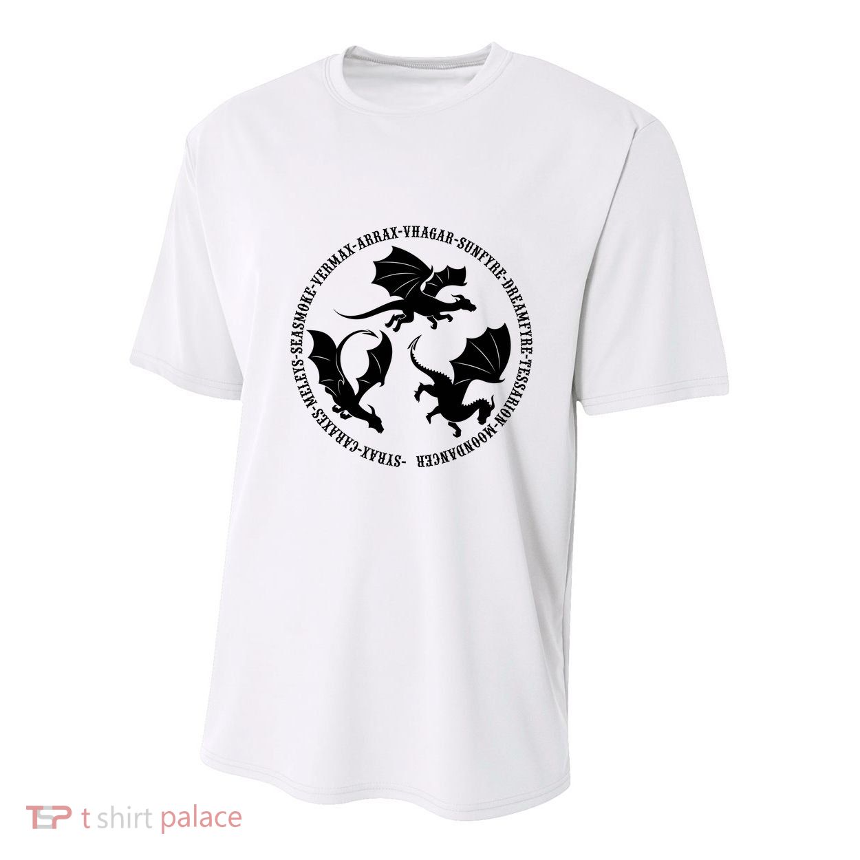 Syrax Caraxes Meleys Seasmoke House Targaryen Dragon Youth Performance Sprint T-Shirt