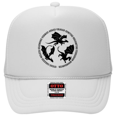 Syrax Caraxes Meleys Seasmoke House Targaryen Dragon Trucker Hat