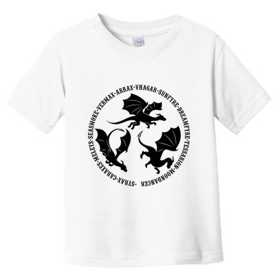Syrax Caraxes Meleys Seasmoke House Targaryen Dragon Toddler T-Shirt