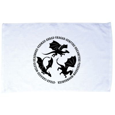 Syrax Caraxes Meleys Seasmoke House Targaryen Dragon Microfiber Hand Towel