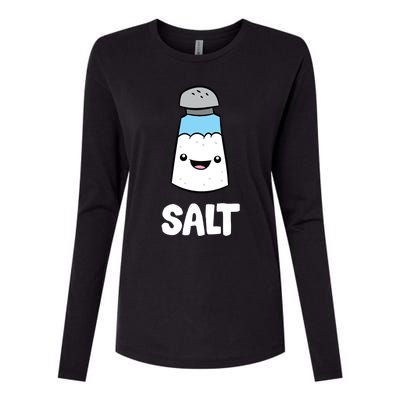 Salt Costume Matching Pepper And Salt Couple Cool Gift Womens Cotton Relaxed Long Sleeve T-Shirt