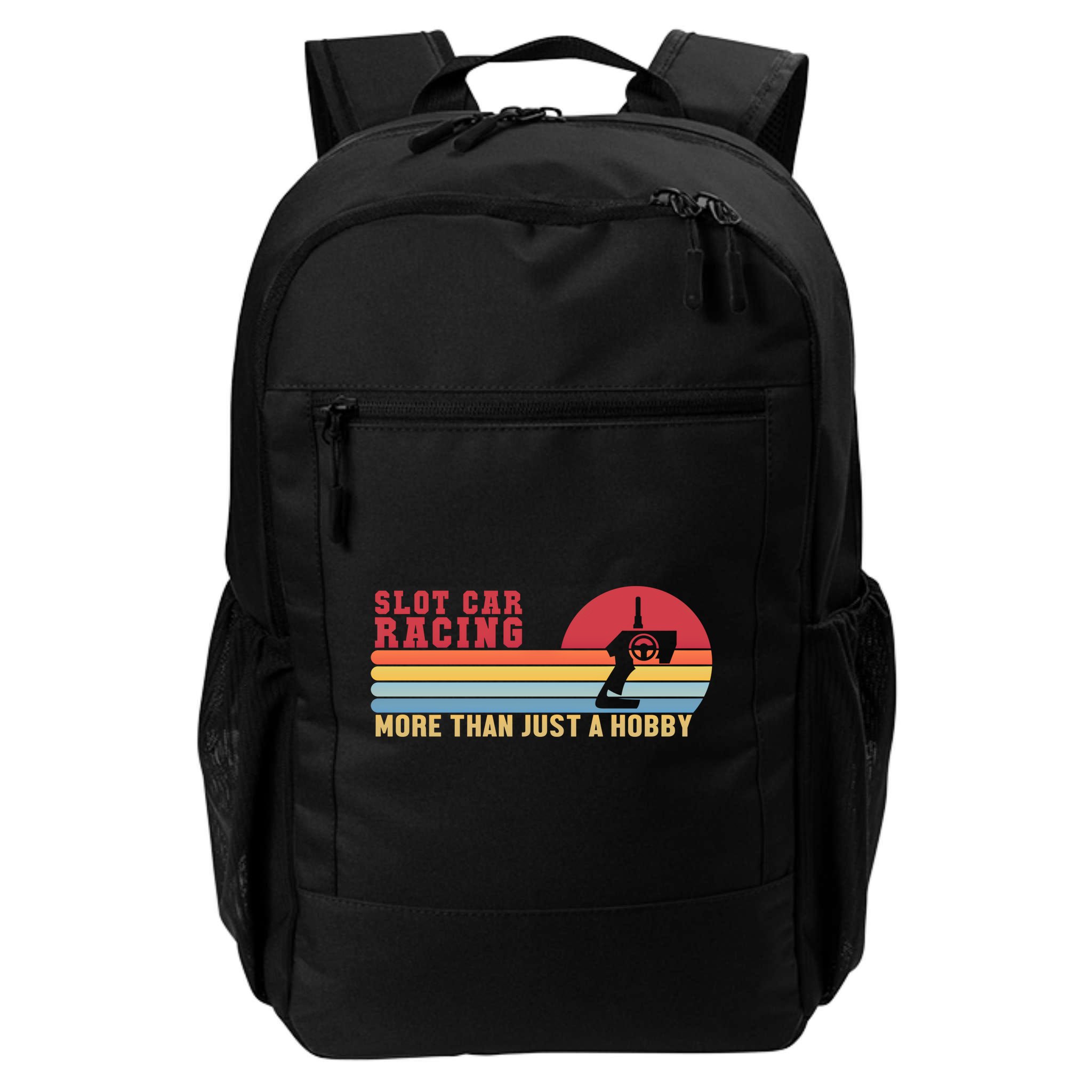 Slot Car More Than A Hobby Mini Car Drag Racing Slot Car Gift Backpack