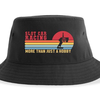 Slot Car More Than A Hobby Mini Car Drag Racing Slot Car Gift Sustainable Bucket Hat