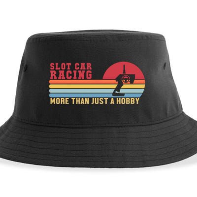 Slot Car More Than A Hobby Mini Car Drag Racing Slot Car Gift Sustainable Bucket Hat