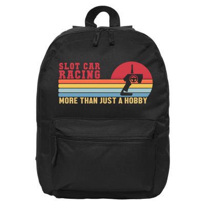 Slot Car More Than A Hobby Mini Car Drag Racing Slot Car Gift 16 in Basic Backpack