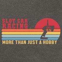 Slot Car More Than A Hobby Mini Car Drag Racing Slot Car Gift Cotton Canvas Backpack