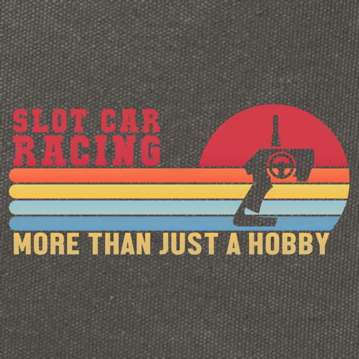Slot Car More Than A Hobby Mini Car Drag Racing Slot Car Gift Cotton Canvas Backpack