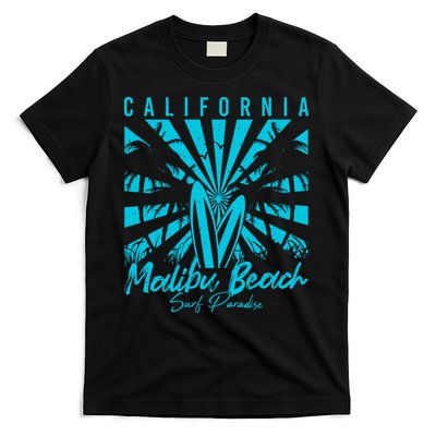 Surfing California Malibu Beach Surf Paradise Cool Summer Gift T-Shirt