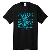 Surfing California Malibu Beach Surf Paradise Cool Summer Gift Tall T-Shirt