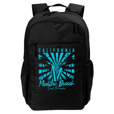 Surfing California Malibu Beach Surf Paradise Cool Summer Gift Backpack