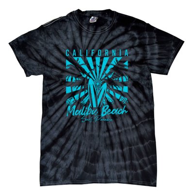 Surfing California Malibu Beach Surf Paradise Cool Summer Gift Tie-Dye T-Shirt