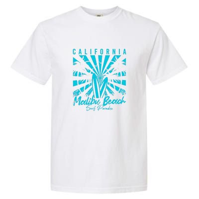 Surfing California Malibu Beach Surf Paradise Cool Summer Gift Garment-Dyed Heavyweight T-Shirt