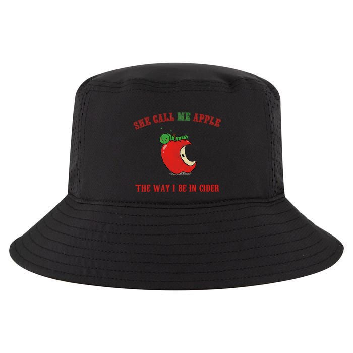 She Call Me Apple The Way I Be In Cider Cool Comfort Performance Bucket Hat