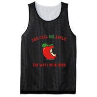 She Call Me Apple The Way I Be In Cider Mesh Reversible Basketball Jersey Tank