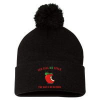 She Call Me Apple The Way I Be In Cider Pom Pom 12in Knit Beanie