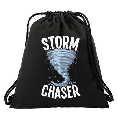 Storm Chaser Meteorologists Meteorology Drawstring Bag