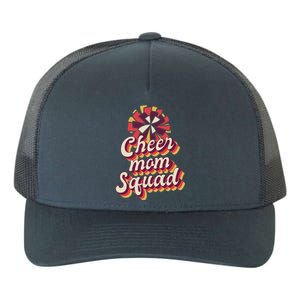 S Cheer Mom Squad Gift Pom Pom Retro Cheerleader Meaningful Gift Yupoong Adult 5-Panel Trucker Hat