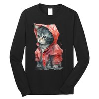 Sweet Cat Motifs Cat Long Sleeve Shirt