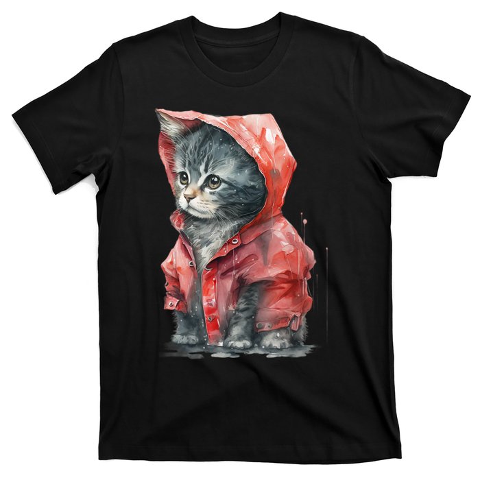 Sweet Cat Motifs Cat T-Shirt