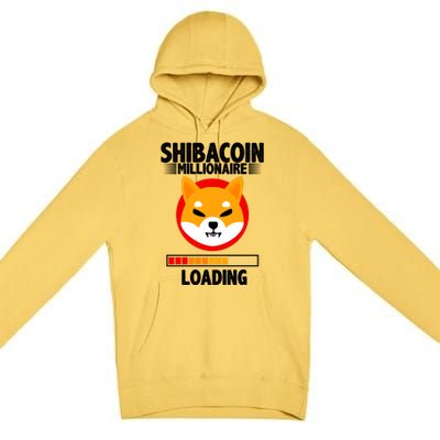 Shiba Coin Millionaire Loading Premium Pullover Hoodie