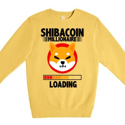 Shiba Coin Millionaire Loading Premium Crewneck Sweatshirt